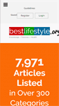 Mobile Screenshot of bestlifestyle.org
